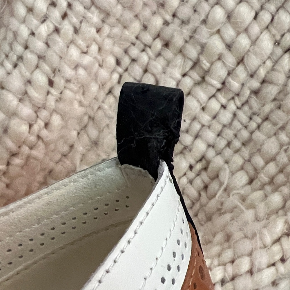 Cole Haan Cream and Tan Leather Brogues - Picture 4 of 4